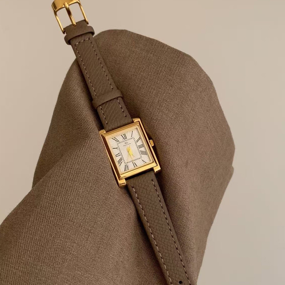 สุภาพสตรี Elegant Quartz Vintage นาฬิกา Niche Minimalist รูปที่ 7