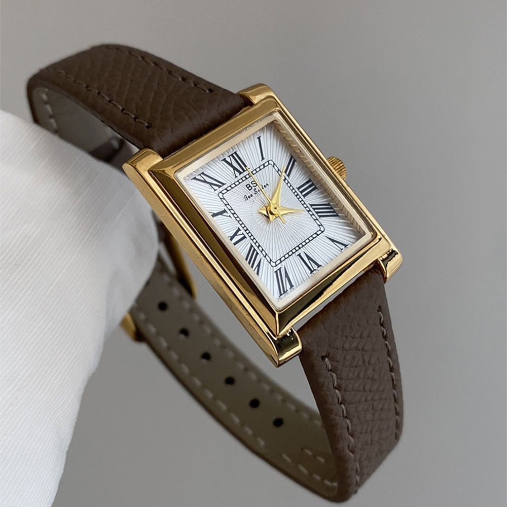 สุภาพสตรี Elegant Quartz Vintage นาฬิกา Niche Minimalist รูปที่ 5