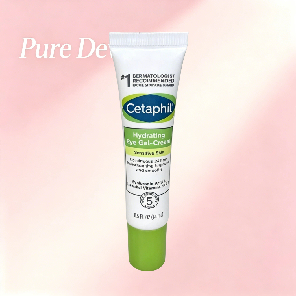 Etaphil Hydrating Eye Gel‐Cream 14mL, 24H Hydrating Eye Cream พร้อมกรดไฮยาลูโรนิก & B5‐E สําหรับผิวแพ้ง่าย