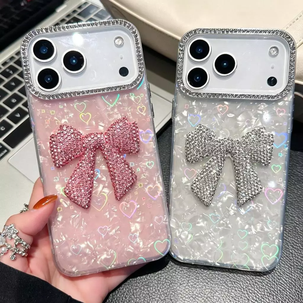 สําหรับ Vivo V70 V60 V50 V30 V40 Lite V27 V29 X300 X200 X100 Pro Y100 Y200 Y36 Y27 Y28S Y18 Y03T Y29T Y05 bowknot เคสโทรศัพท์ Soft Bling