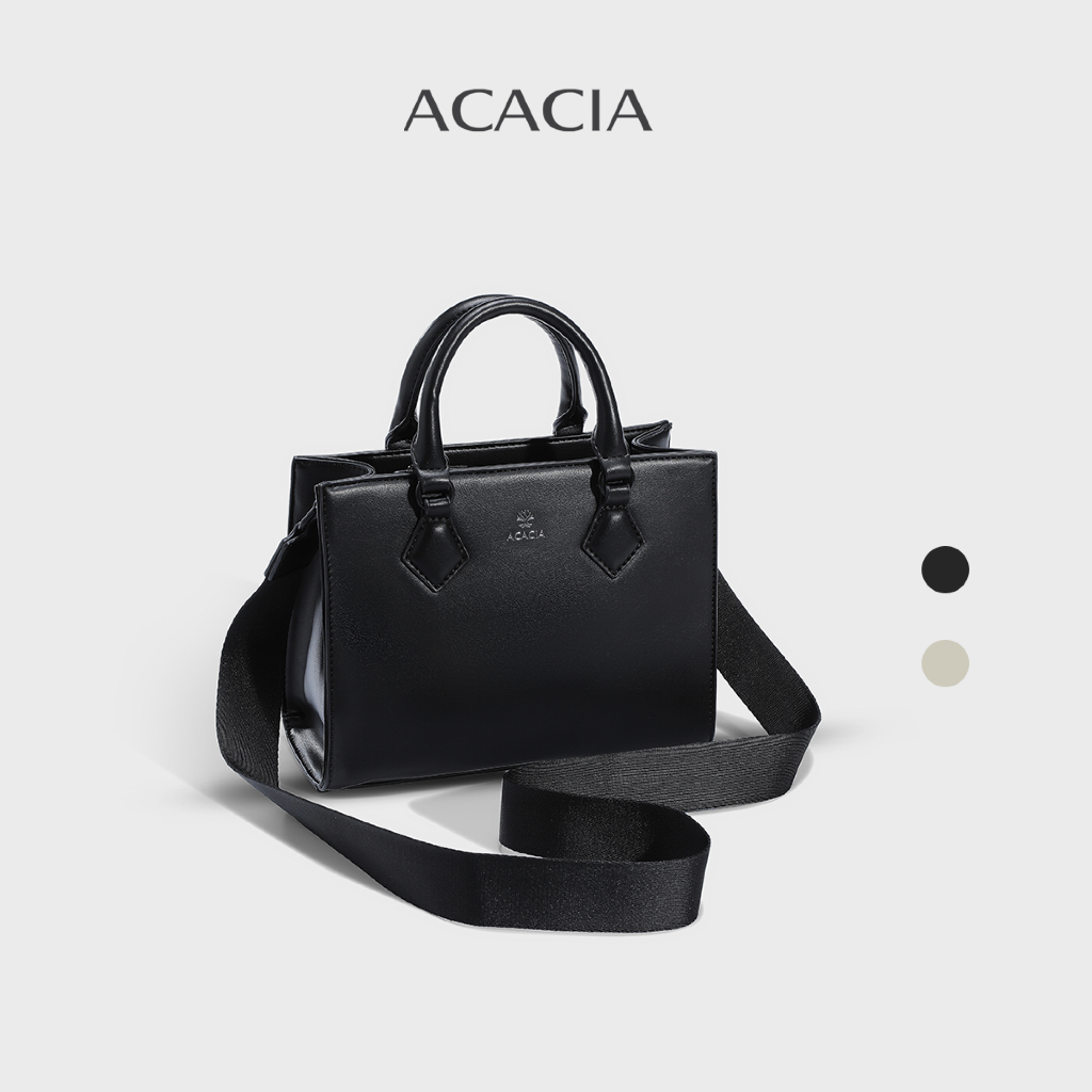 ACACIA Rosewood - กระเป๋าถือผู้หญิง มินิมอล สายสะพายข้างถอดได้ หนัง PU พรีเมียม ใช้ทำงาน ใช้ทุกวัน