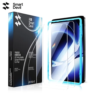 SmartDevil กระจกนิรภัยสําหรับ Redmi Pad SE/K Pad/Pad2/Pad2 Pro/Pad2 SE/PadPro เต็มหน้าจอครอบคลุมไม่มีขอบสีขาวป้องกันลายนิ้วมือ Drop Proof