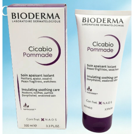 Bioderma Cicabio Pommade Repair Ointment 100mL, Centella Asiatica & Cu‐Zn‐Mn Infused