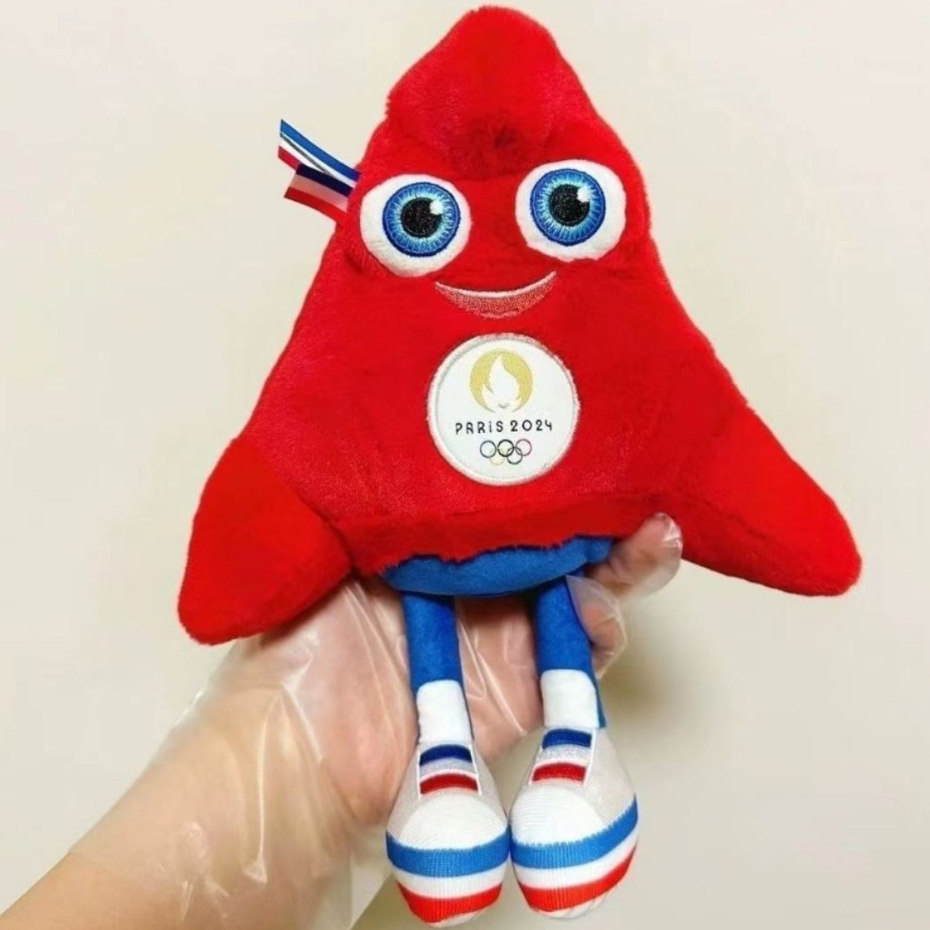Phryge 2024 Paris Olympic Paralympic ฝรั่งเศส mascot Phryges ตุ๊กตาของเล่นตุ๊กตาจี้คอลเลกชันของที่ระ