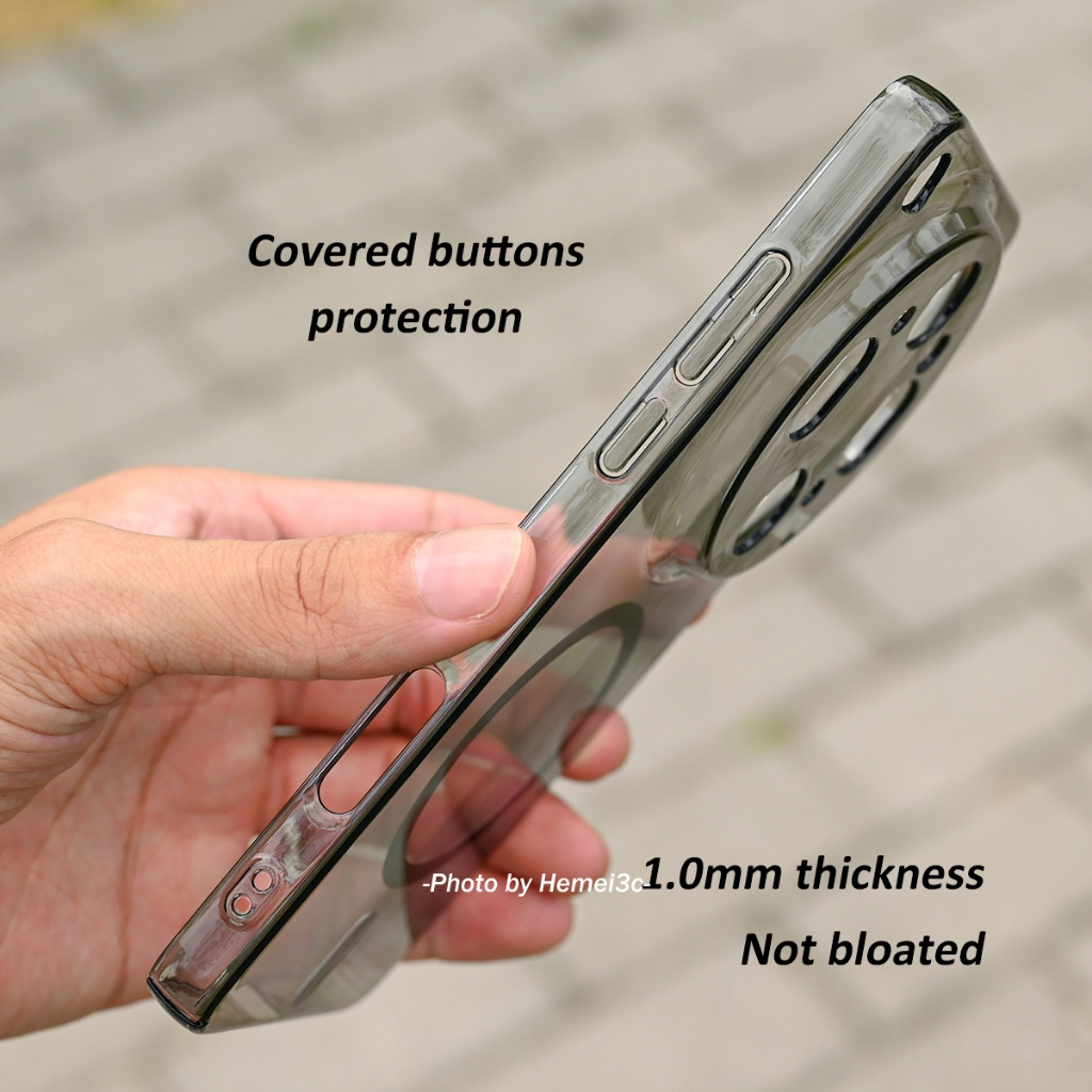 เคสพีซีแบบแข็งบางแม่เหล็กใสป้องกันสีเหลืองสําหรับ Oppo รูปที่ 8
