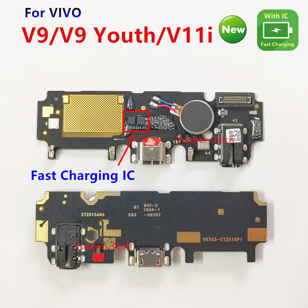 แท่นชาร์จสําหรับ Vivo V9 V11i V9 Youth Fast charge Board USB Charger Port Board บอร์ดไมโครโฟน