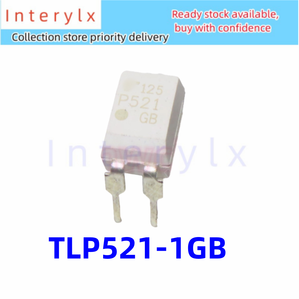 10 ชิ้น/ล็อตแบรนด์ใหม่ TLP521-1GB TLP521-1 TLP521 Patch SOP 4 Pin P521 Optocoupler In-Line DIP-4