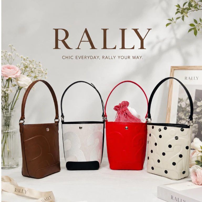 กระเป๋าปิคนิคแรลลี่ซิตี้✨Mini bucket bag one-shoulder cross-body bag 1:1 กระเป๋าถือกระเป๋าดูดแม่เหล็ก