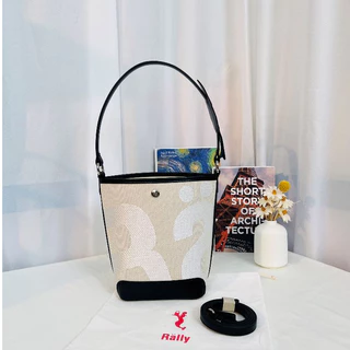 กระเป๋าปิคนิคแรลลี่ซิตี้✨Mini bucket bag one-shoulder cross-body bag 1:1 กระเป๋าถือกระเป๋าดูดแม่เหล็ก