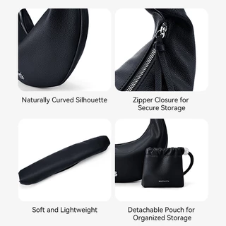 【ซื้อ1ได้ถึง2】BOSTANTEN Jodie Bag กระเป๋าถือ​ เนื้อนุ่มฟูเบาๆ สไตล์ฝรั่งเศส ใส่ของได้เยอะ ดีไซน์เรียบหรู ใส่ของหนักไม่เจ็บไหล่ กระเป๋าผ้าซับซ้อน