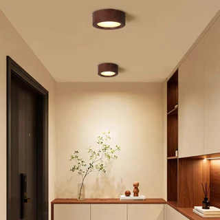 ไฟดาวน์ไลท์ LED 3สี โคมดาวน์ไลท์ติดผิว 5/10/15/25W โคมไฟเพดาน Downlight โคมไฟห้องนอน ห้องนั่งเล่นในร่มห้องครัวทางเดินไฟตกแต่ง