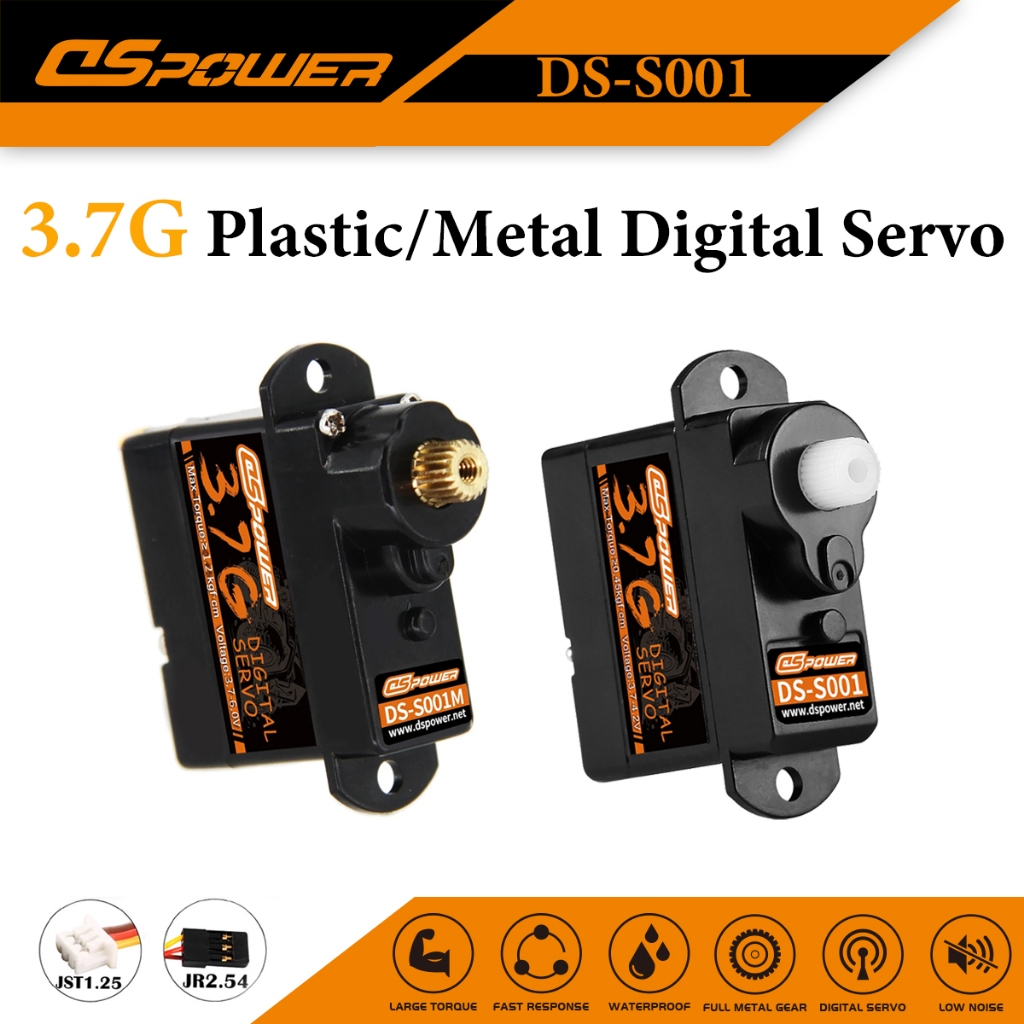 DSpower 3.7G Micro พลาสติก/โลหะเกียร์ Digital Servo สําหรับ RC Mini รถเรือเครื่องบินหุ่นยนต์รถ WLtoy