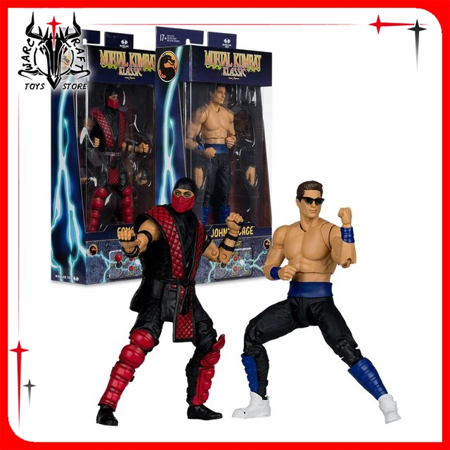 [มีในสต็อก] McFarlane Toys Mortal Kombat JOHNNY CAGE & ERMAC 7 นิ้ว Action Figure