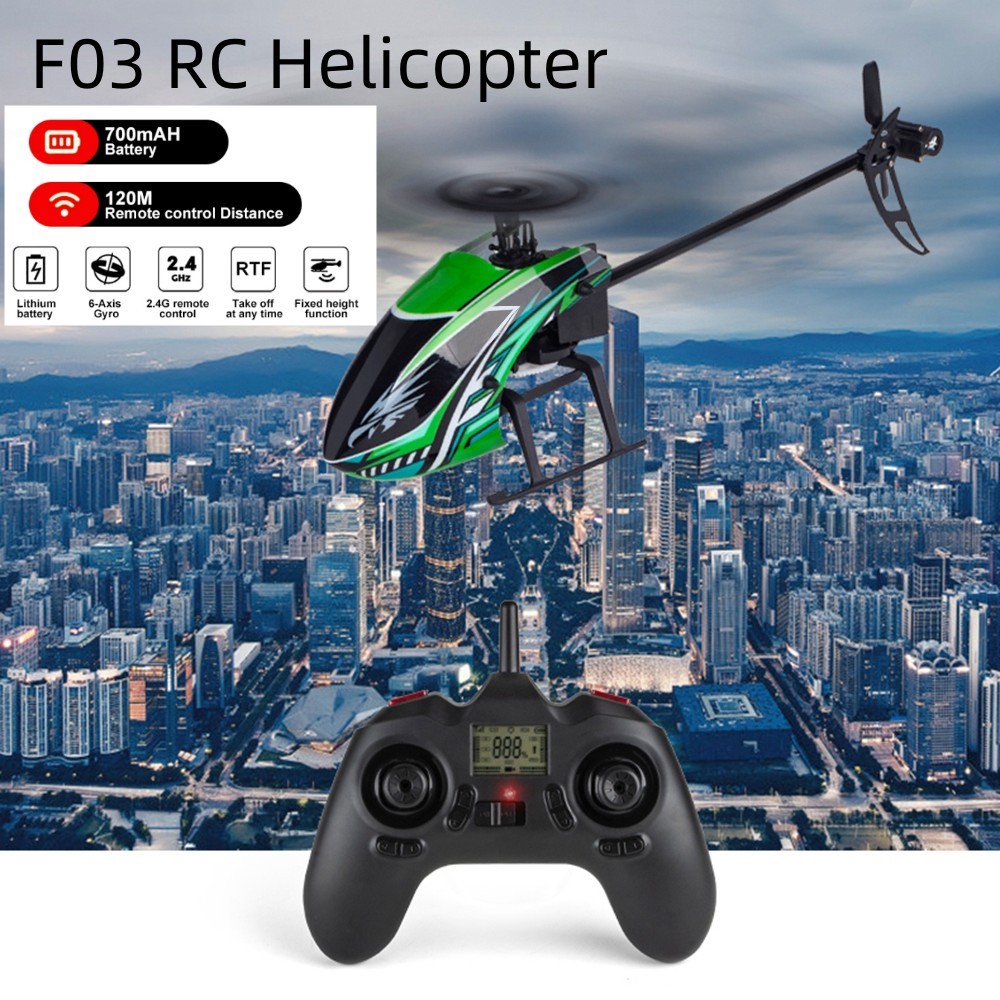 9IMD F03 RC เฮลิคอปเตอร์ 4CH 2.4 Ghz รีโมทคอนโทรลเฮลิคอปเตอร์ 6 แกน Gyro RTF ของขวัญเฮลิคอปเตอร์ของเ