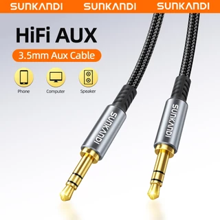 SUNKANDI 3.5 มม.เสียง Aux สายชายกับชายสายสัญญาณเสียงสําหรับโทรศัพท์เครื่องเสียงรถยนต์ TV MP3