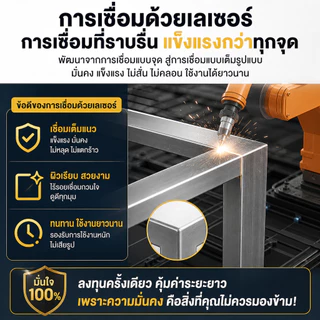 【ไม่ต้องติดตั้ง】โต๊ะพับสแตนเลส โต๊ะอาหาร โต๊ะทำงาน ขนาด 140/120/100/80cm น้ำหนักเบา แข็งแรง ทำความสะอาดง่าย รองรับได้ 4-10 ท่าน รับน้ำหนักได้ 800KG
