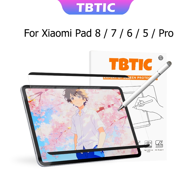 Tbtic Magnetic Matte Paper Like Screen Protector For Xiaomi Pad 8 / 7 Pro / 6Pro / 6 / 5Pro / 5