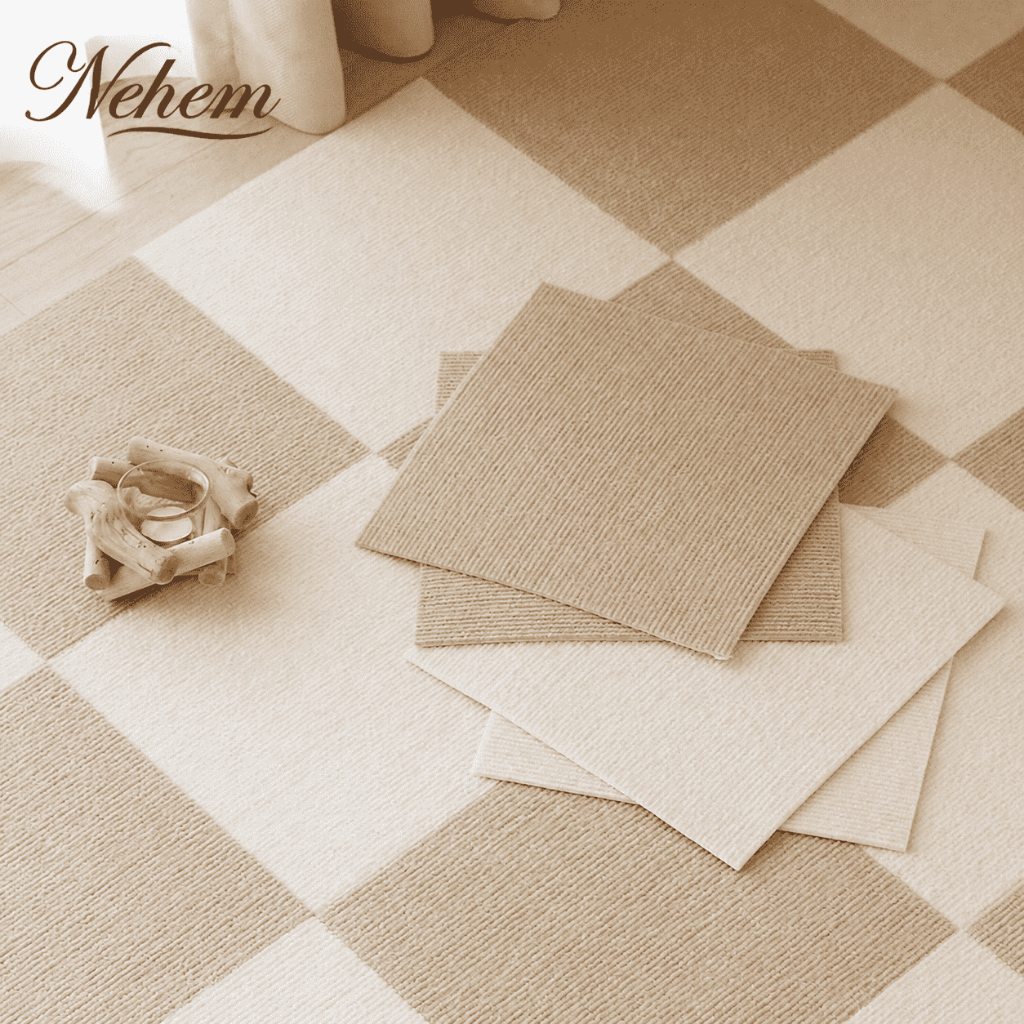Nehem - 10pcs พรมปูพื้นสำหรับสัตว์เลี้ยงล้างทำความสะอาดได้และนำกลับมาใช้ใหม่ พรมปูพื้น กันลื่น มีกาวในตัว ทําความสะอาดง่าย สําหรับสัตว์เลี้ยง กระเบื้อง พื้นแข็ง สํานักงาน บ้าน ห้องครัว DIY