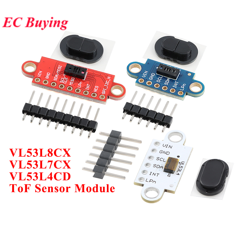 VL53L8CX VL53L7CX VL53L4CD ToF โมดูลเซ็นเซอร์ระยะทางเลเซอร์ 8x8 Multi Zone ตั้งแต่พร้อมฝาครอบแสง