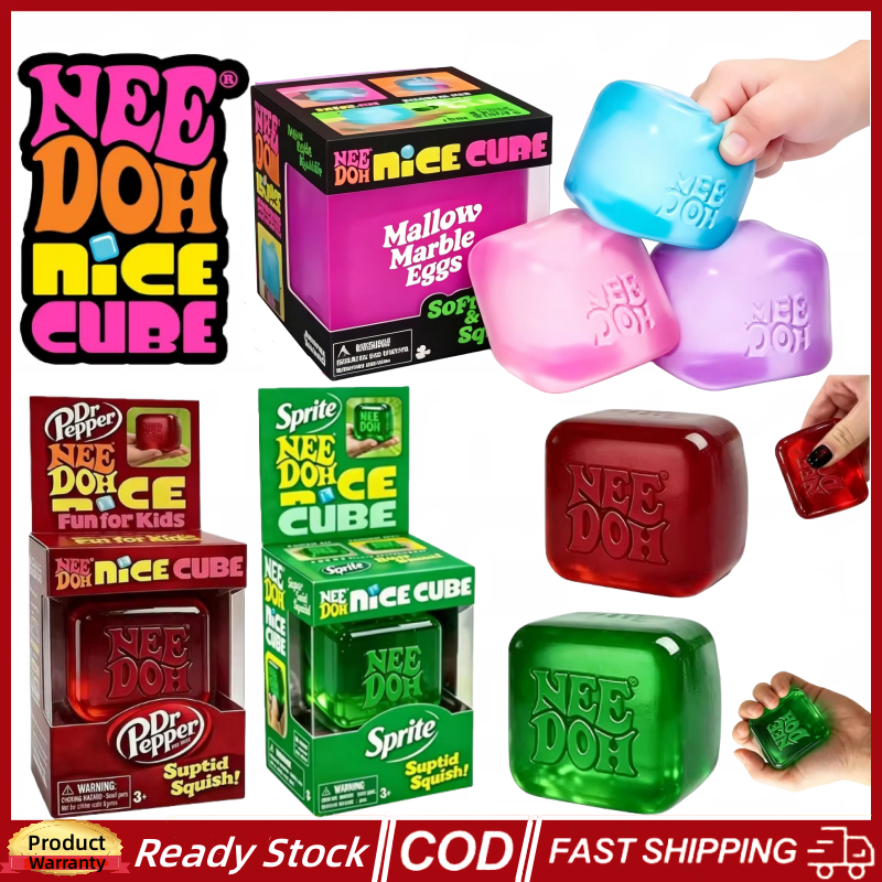 🚀จัดส่งภายใน 12 ชม🚀Dr Pepper x NeeDoh Nice Cube Squishy ของเล่นนุ่มความเครียด-Relief Sensory Squeeze ของเล่น Rebound Release ความวิตกกังวลของเล่นสําหรับเด็กและผู้ใหญ่