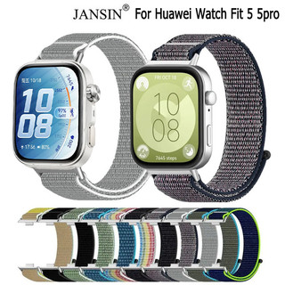 Band สําหรับ Huawei Watch Fit 5 5Pro Nylon Watch Bracelet Watchband สําหรับ Huawei Watch fit 4 Strap
