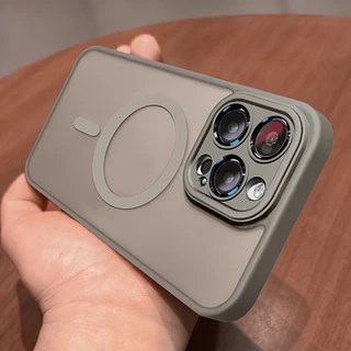 เหมาะสําหรับ iPhone 17 16 15 14 13 12 11 Pro Max 17 Air Magical Luxury Matte โปร่งแสงกันกระแทกป้องกันกรณี,ใช้งานร่วมกับ 16e ชาร์จไร้สาย