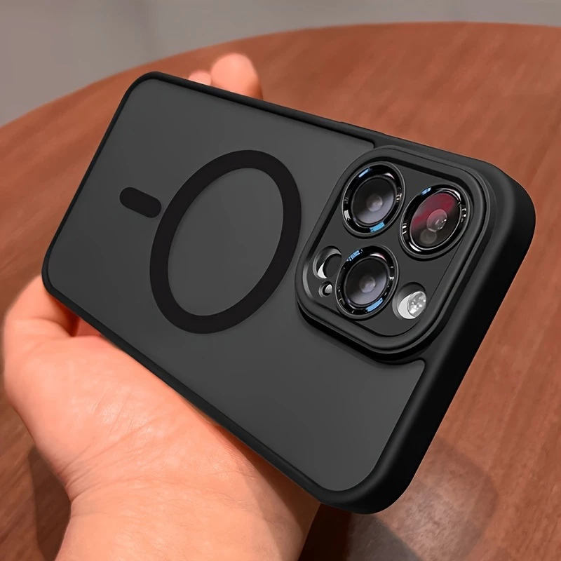 เหมาะสําหรับ iPhone 17 16 15 14 13 12 11 Pro Max 17 Air Magical Luxury Matte โปร่งแสงกันกระแทกป้องกันกรณี,ใช้งานร่วมกับ 16e ชาร์จไร้สาย