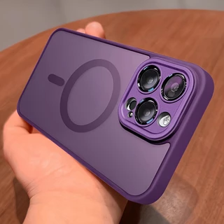 เหมาะสําหรับ iPhone 17 16 15 14 13 12 11 Pro Max 17 Air Magical Luxury Matte โปร่งแสงกันกระแทกป้องกันกรณี,ใช้งานร่วมกับ 16e ชาร์จไร้สาย