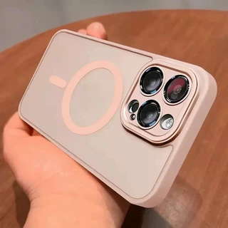 เหมาะสําหรับ iPhone 17 16 15 14 13 12 11 Pro Max 17 Air Magical Luxury Matte โปร่งแสงกันกระแทกป้องกันกรณี,ใช้งานร่วมกับ 16e ชาร์จไร้สาย