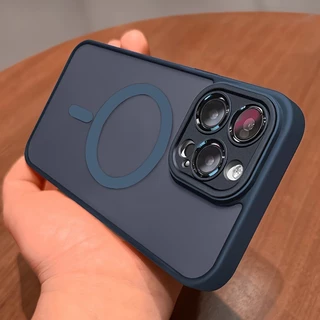 เหมาะสําหรับ iPhone 17 16 15 14 13 12 11 Pro Max 17 Air Magical Luxury Matte โปร่งแสงกันกระแทกป้องกันกรณี,ใช้งานร่วมกับ 16e ชาร์จไร้สาย