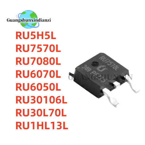 5PCS 100% ใหม่คุณภาพสูง RU7570L RU7080L RU6070L RU1HL13L RU5H5L RU6050L RU30106L RU30L70L TO-252