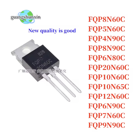 5PCS FQP8N60C FQP5N60C FQP4N90C FQP8N90C FQP6N80C FQP20N60C FQP10N65C F9C F6N60C F20N60C F20N60C F20