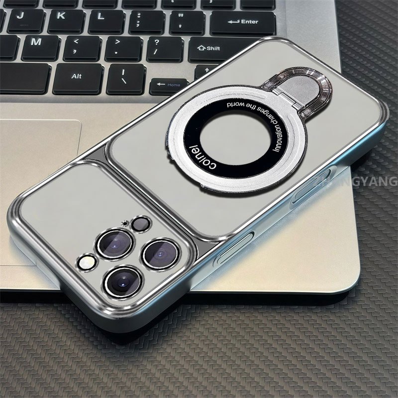 สําหรับ Redmi Note 12 Note 12 Pro 5G Note 12s Electroplated ซิลิโคนหน้าต่างขนาดใหญ่โปร่งใสเคสโทรศัพท์ความงาม anti drop ออกแบบติดตั้งผู้ถือโทรศัพท์