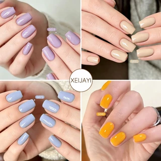 XEIJAYI 15ml -- ยาทาเล็บเจลสีน้ําตาลแดงเข้มข้น, การเรนเดอร์สีติดทนนานทั้งหมด 120 สีให้เลือก