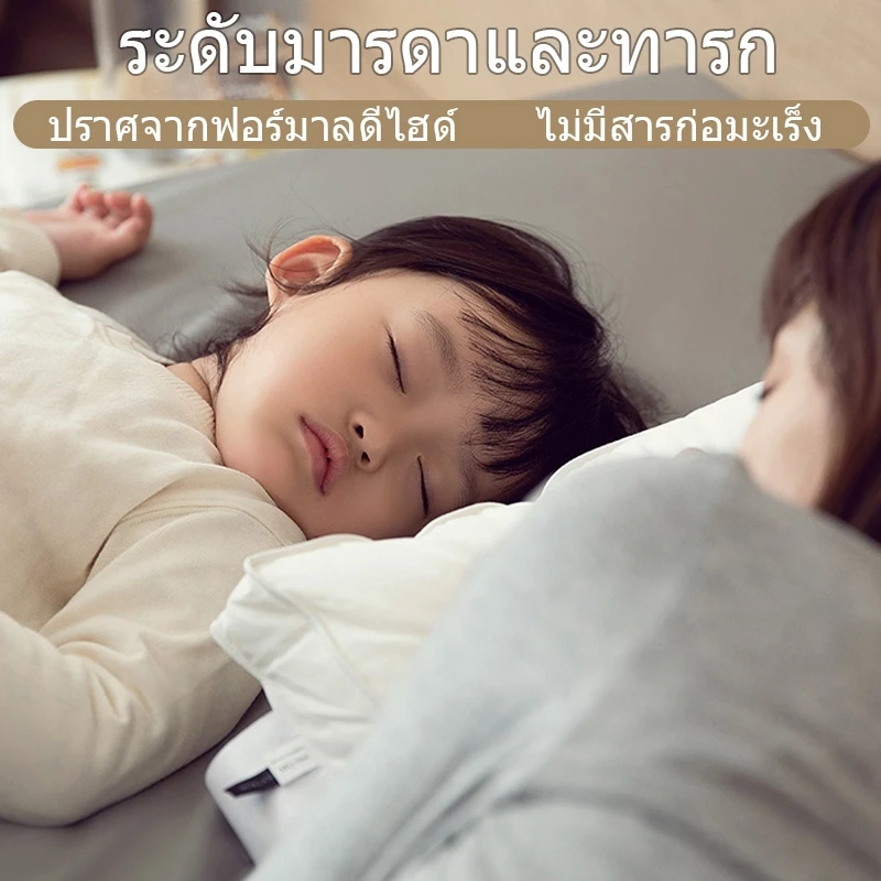 ผ้าปูที่นอนกันไรฝุ่น 6ฟุต/5ฟุต/3.5ฟุต รัดมุม thumbnail 10
