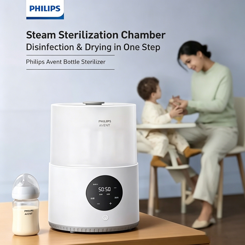 Philips Avent Bottle Warming & Disinfection ความจุอุปกรณ์สําหรับ 7-9 ขวด