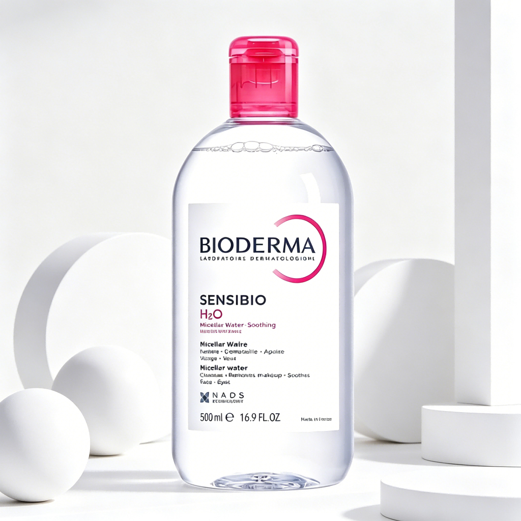 Bioderma Sensibio H2O Micellar Water 500ml, คลีนเซอร์ทําความสะอาดล้ําลึกแบบไร้ล้าง