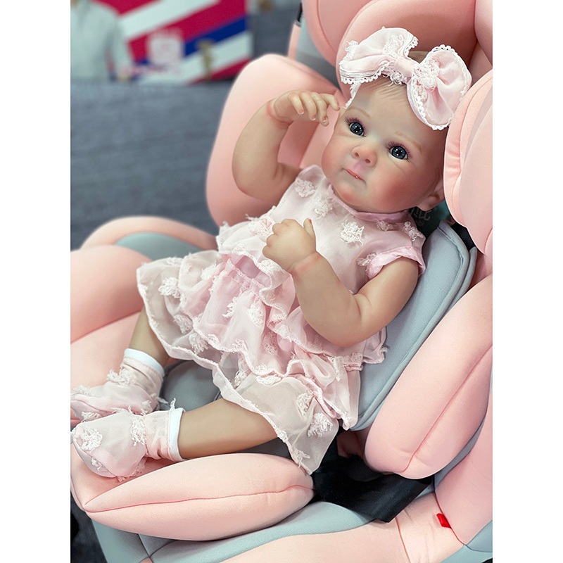 18INCH ทารกแรกเกิด Reborn ตุ๊กตา Bettie ไวนิลเต็มรูปแบบ Reborn ตุ๊กตา 3D ผิวที่มองเห็นได้ของขวัญที่ด