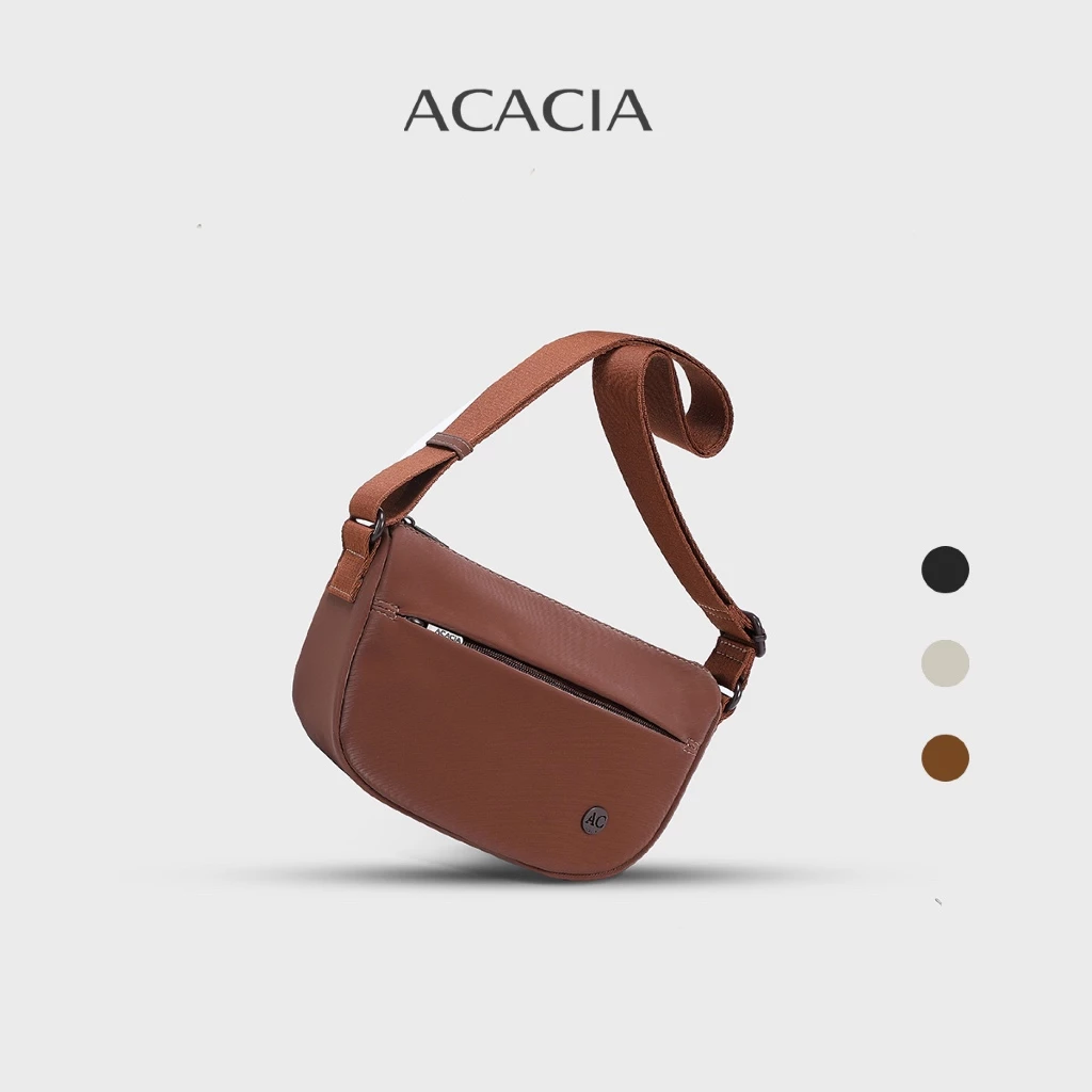 ACACIA Atlas - กระเป๋าสะพายข้าง Crossbody ยูนิเซ็กส์ ผ้ากันน้ำ สายปรับได้ กระเป๋าใช้ทุกวัน