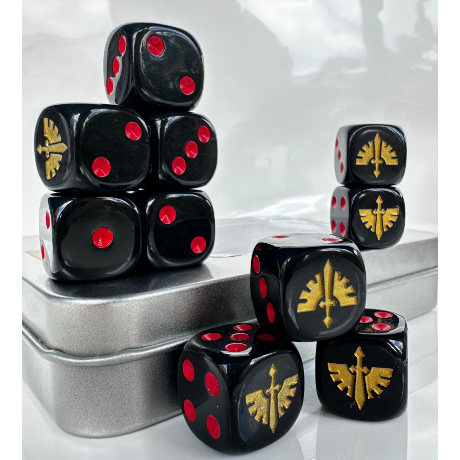Warhammer Dice WORD BEARERS DICE Warhammer Dice Dark Angel Dice Warhammer 40K Dice