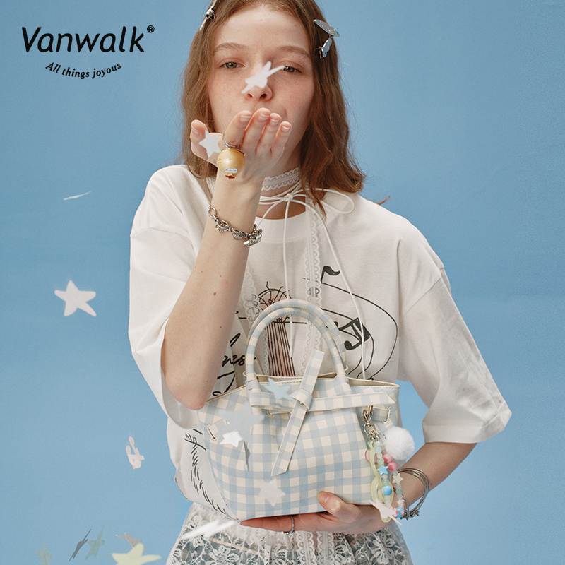 VANWALK حقيبة يد سلة خضار للبنات V2907 — صورة 3