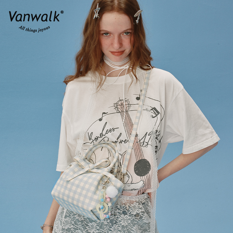 VANWALK حقيبة يد سلة خضار للبنات V2907 — صورة 4