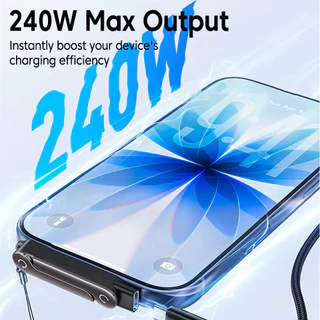 240W USB type-c Lightning อะแดปเตอร์ขาตั้งในตัวตัวแปลงแบบพับได้มัลติฟังก์ชั่นสําหรับโทรศัพท์