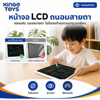 🔥พร้อมส่ง🔥กระดานเขียน LCD สำหรับเด็ก กระดานวาดภาพลบได้ ใช้ซ้ำได้ ของเล่นเสริมพัฒนาการ 12/16 นิ้ว