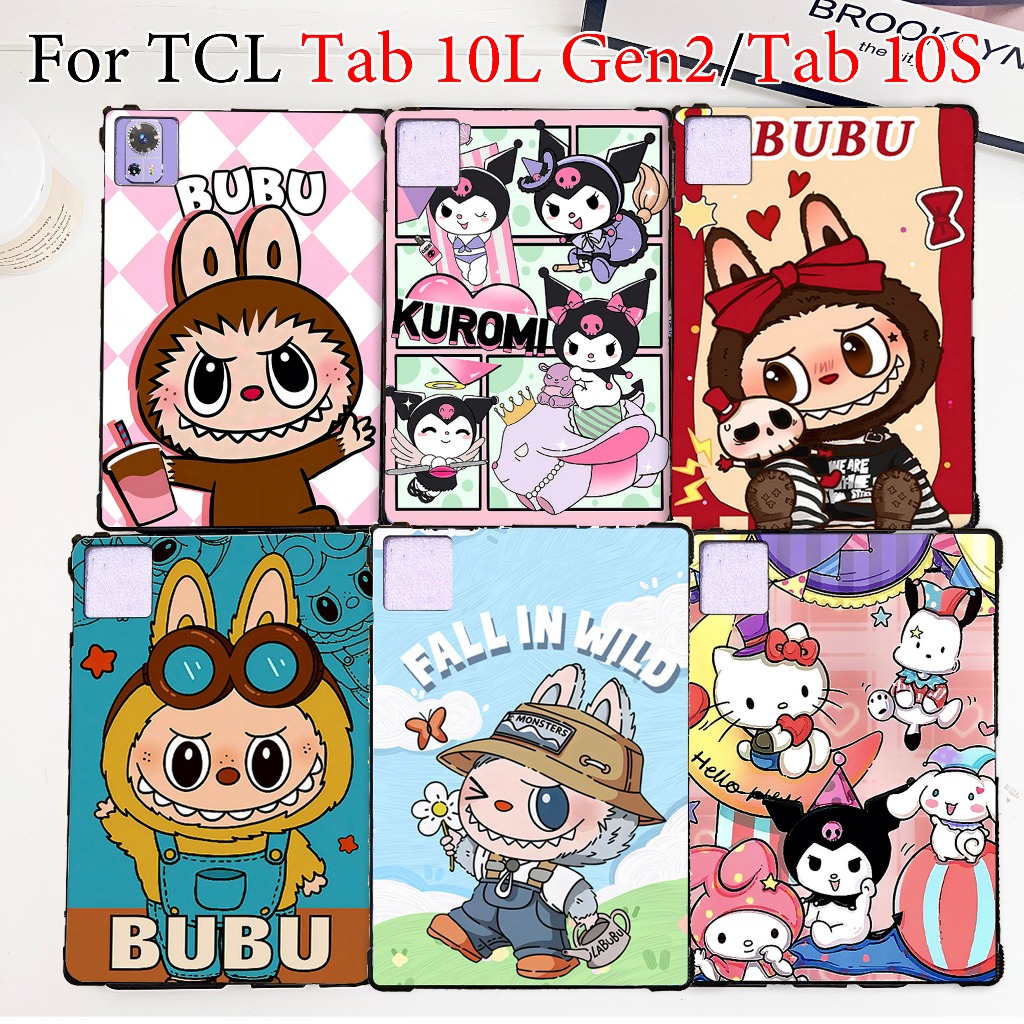 สําหรับ TCL Tab 10L Gen2 Gen 2 10.1 8492A 8491X แฟชั่นการ์ตูน Soft TPU Cover Tab 10S คุณภาพสูงกันกระแทกกรณีแท็บเล็ต