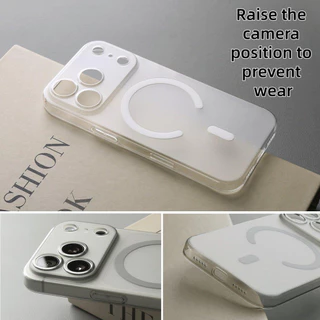 【Integrated AI camera button/Matte Ultra-thin Pc hard case/Fluorescent Green】เคส compatible for iPhone 12 13 14 15 16 17 pro max case