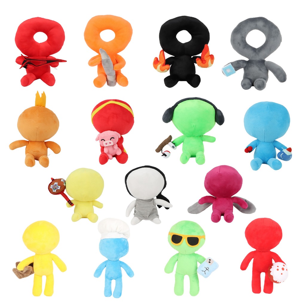 Hot Youtooz ของเล่นเกมการ์ตูนตุ๊กตาตุ๊กตาน่ารัก Alan Becker Plushie ของเล่น Kawaii ตุ๊กตาสําหรับเด็กของขวัญวันเกิดเด็กเช่น