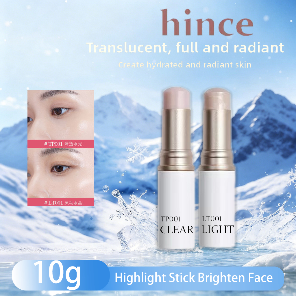 Hince Highlight Stick Brighten Face ปรับเปลี่ยนรูปหน้าธรรมชาติ Contour Highlight Stick แต่งหน้าบนใบห