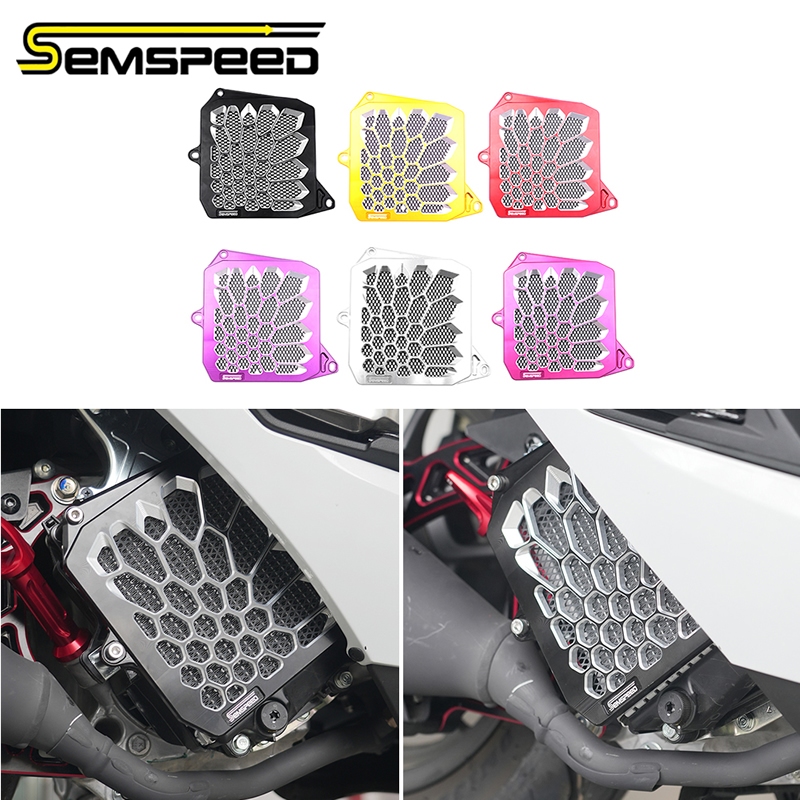 SEMSPEEDสําหรับHonda Giorno + 2021-2026 อุปกรณ์เสริมรถจักรยานยนต์CNCย่างหม้อน้ําGuard Cover
