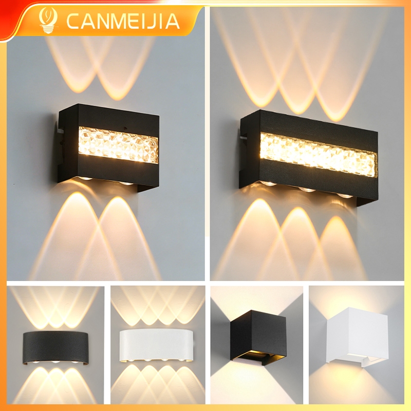 โคมไฟติดผนัง LED กลางแจ้ง IP65 กันน้ํา 220V 2W 4W 6W 8W 10W สําหรับบ้าน